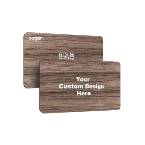 black walnut NFC card
