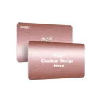 rose metal NFC card